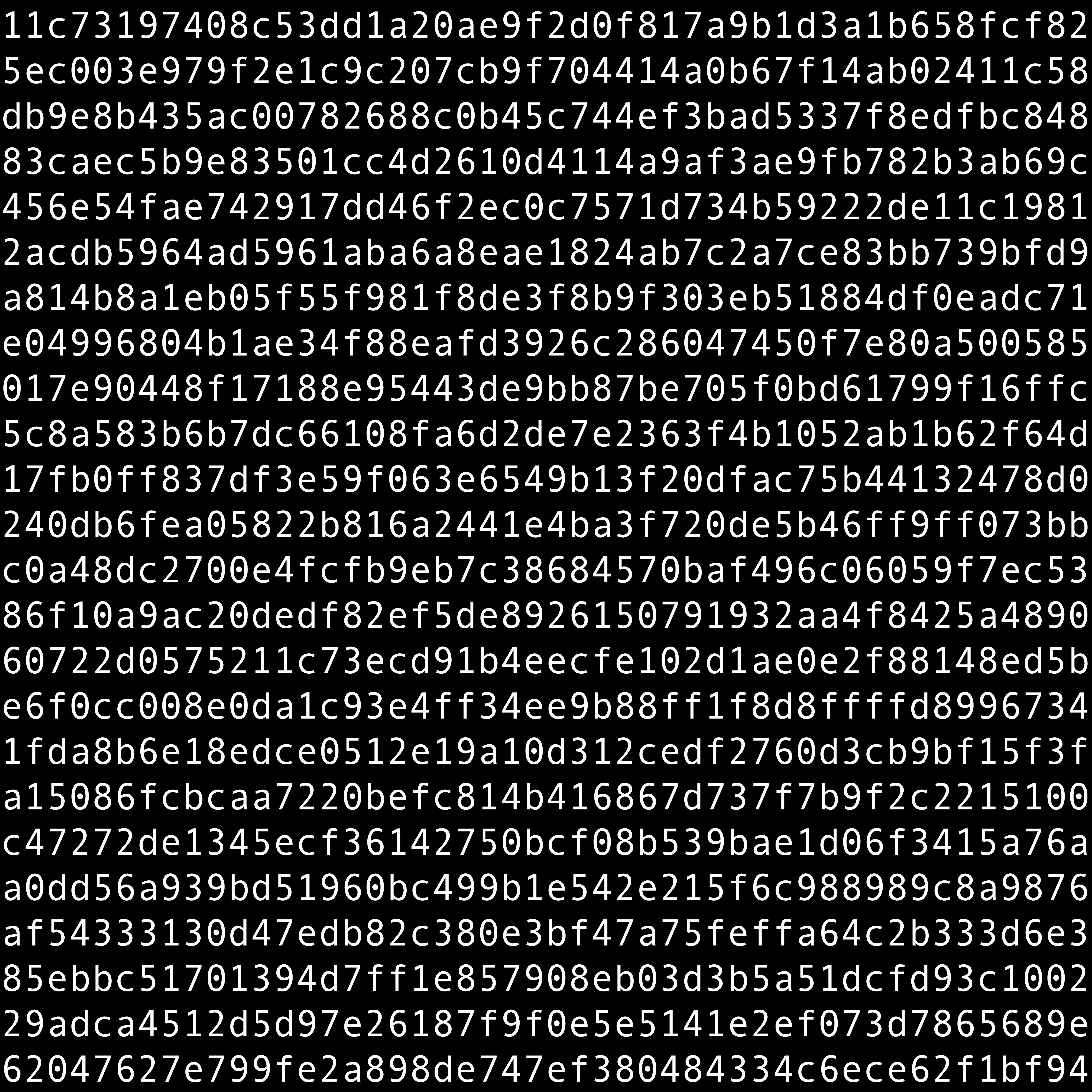 1111 #1000 by Kevin Abosch