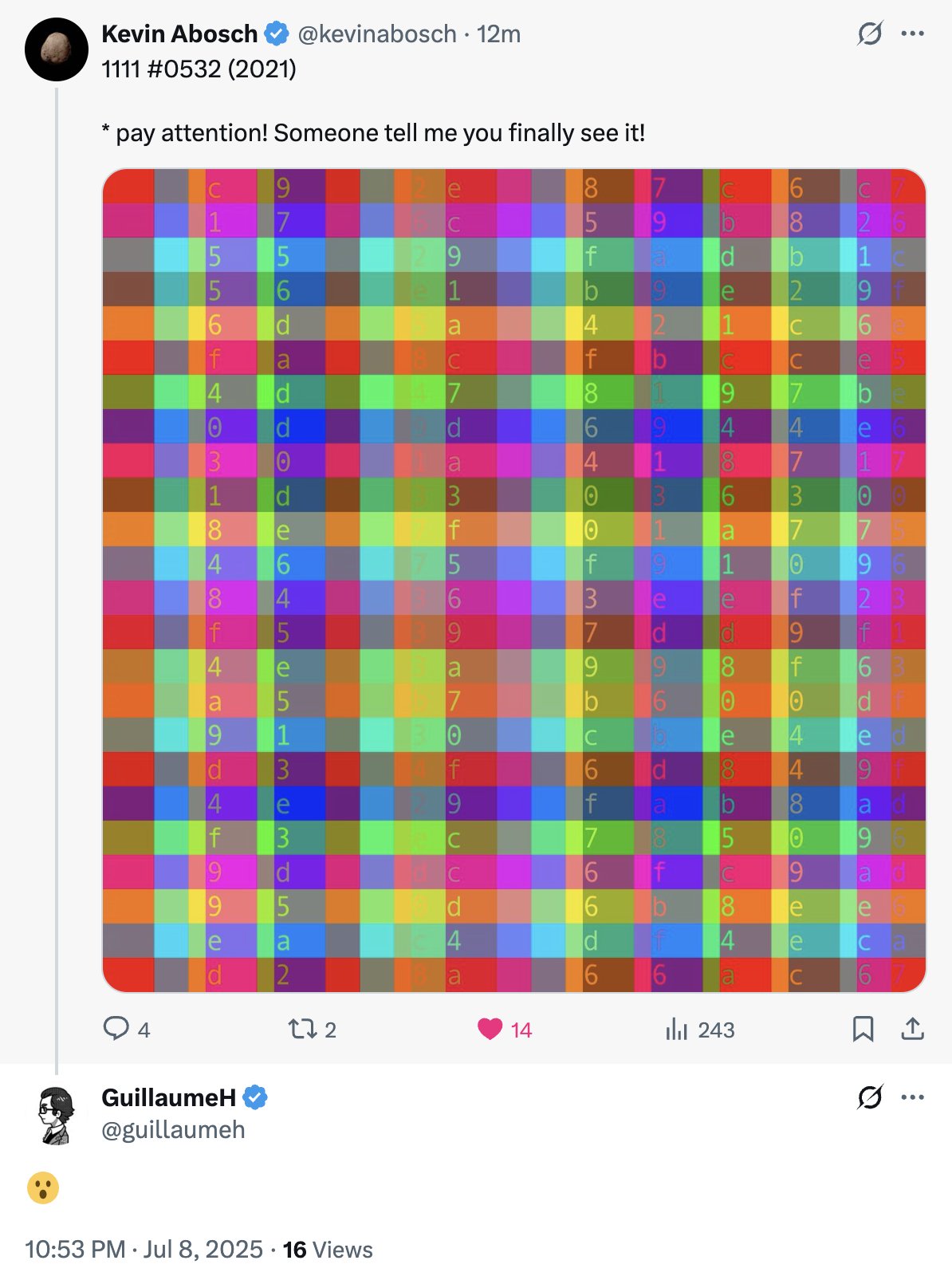 KevinAbosch's X post about this 1111